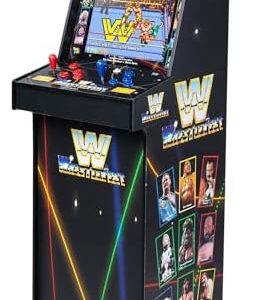 Arcade Classics - WWE Ultra Series Game Machine, 5 Games, 17" Liquid Crystal Screen - Indoor Cabinet, Retro, Gaming Console, Basement Decoration, Man Cave : Toys & Games
