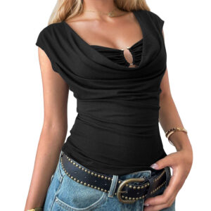 Sexy T-shirt sleeveless top