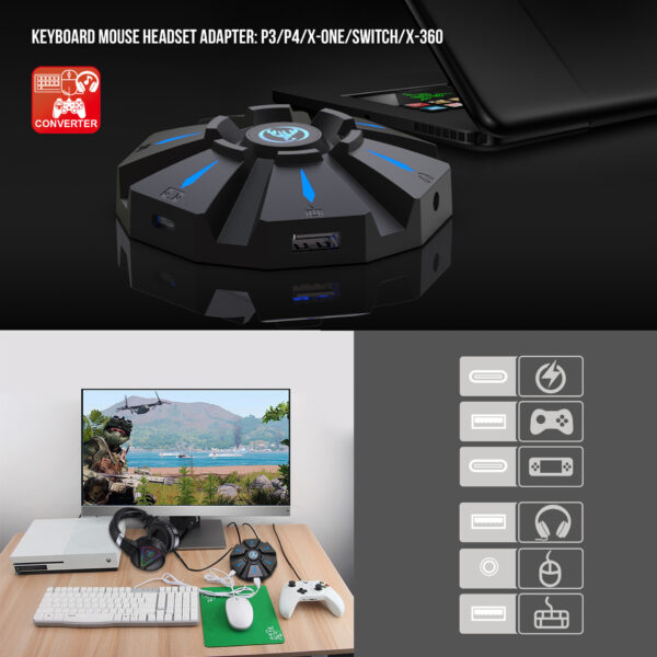 New Keyboard And Mouse Converter Set Equipment - Image 3