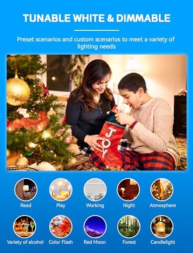 Vanance Smart Light Bulbs 4Pack with Remote, A19 E26 800LM LED Color Changing Light Bulb, WiFi & Bluetooth 5.0, Warm to Cool White, Dimmable, RGB Smart Home Lighting Work with Alexa Google Assistant - - Image 13