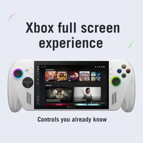 ASUS ROG Xbox Ally 7" FHD Gaming Handheld Console, 120Hz IPS LED Touch Screen, AMD Ryzen Z2 A Processor, Windows 11, with GSF 3-in-1 Kit (512GB) : Video Games - Image 8