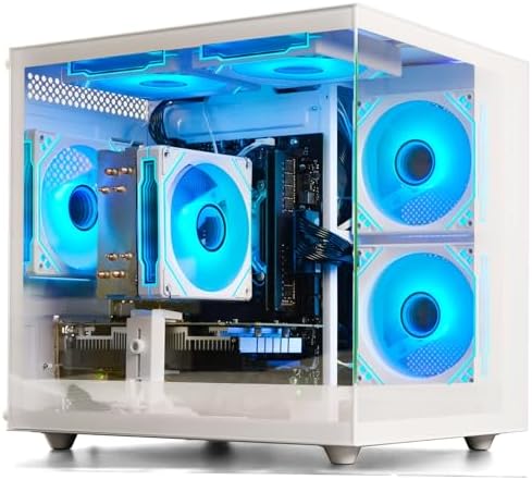 suevery Prebuilt Gaming Desktop Computer | 16G Memory | 512G SSD | AMD Ryzen5 6Cores 3.6G Up to 4.1G | RX 560 4G Graphics Card | Wi-Fi 6 | Gamer PC White Electronics - Size : 32G-1TB-RTX5060 8G - Style : R7-8700F - Image 13