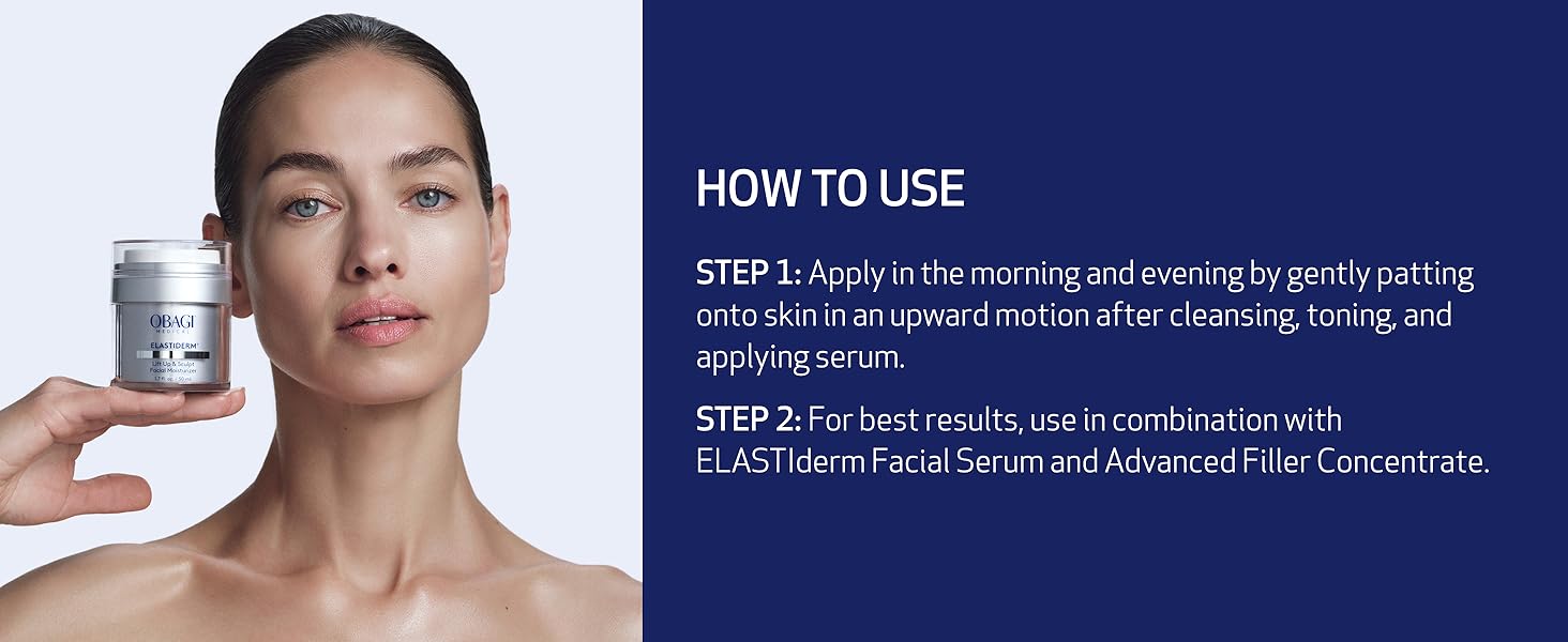 Obagi ELASTIderm Lift Up & Sculpt Facial Moisturizer – Clinically Proven Anti-Aging Face Cream that Visibly Firms & Sculpts Facial Contours, & Reduces Fine Lines & Wrinkles with Peptides – 1.7 oz : Beauty & Personal Care - Image 21
