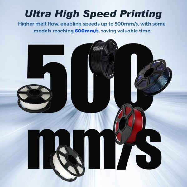 FLASHFORGE Rapid PLA Filament 1.75mm Ruby Red, 500mm/s High Speed Printing, 3D Printer Filament 1kg Spool, Dimensional Accuracy +/- 0.02mm, Enjoy Exceptional Print Quality : Industrial & Scientific - Image 10