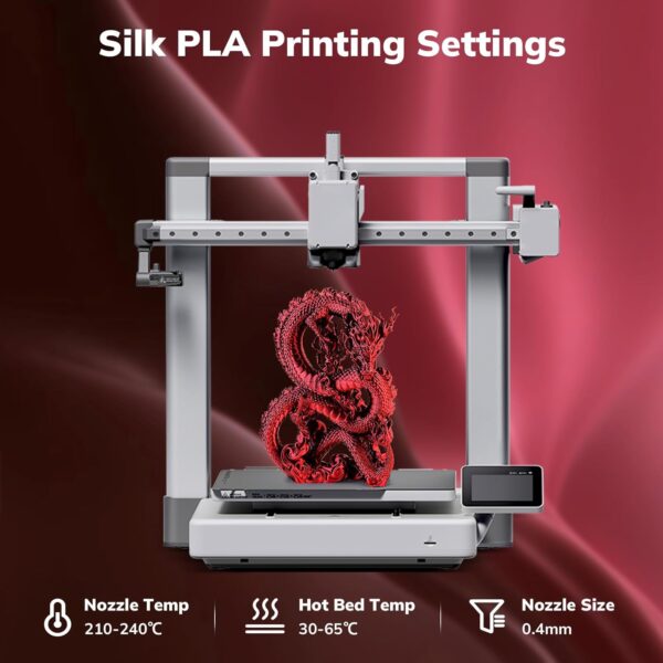 AMOLEN Silk PLA 3D Printer Filament, Silk Dual Color Red Black PLA Filament 1.75mm, Shiny Coextrusion PLA Filament, Color Change 3D Printing Filament 1KG/2.2lb : Industrial & Scientific - Image 7