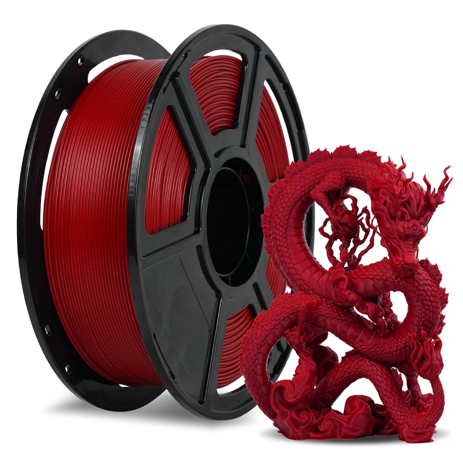 FLASHFORGE Rapid PLA Filament 1.75mm Ruby Red, 500mm/s High Speed Printing, 3D Printer Filament 1kg Spool, Dimensional Accuracy +/- 0.02mm, Enjoy Exceptional Print Quality : Industrial & Scientific - Image 8