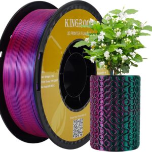 Kingroon PLA Filament, Multicolor Silk PLA Filament, Tri Color 3D Printer Filament, 1.75 mm, Dimensional Accuracy +/- 0.03 mm, 1kg Spool(2.2lbs), Red Blue Green : Industrial & Scientific