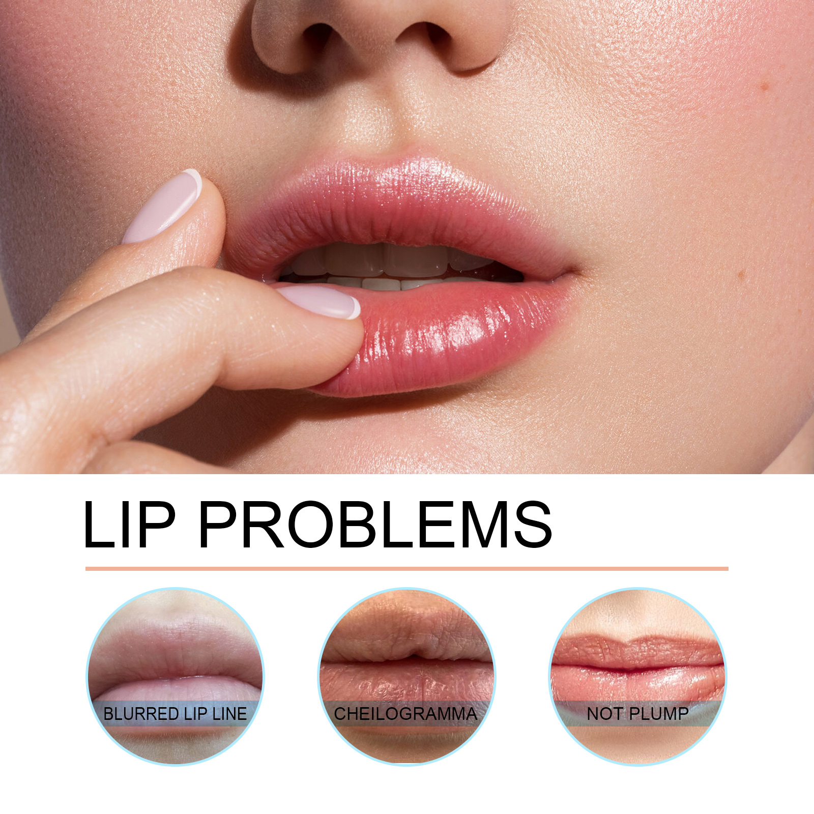 Peel Lip Liner, Plump Lip Lines Show Lip Color Without Makeup Peeling Lip Liner - Image 6