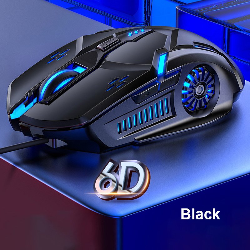 G5 Wired Gaming Mouse Colorful Backlight 6 Button Silent Mouse 4-Speed 3200 DPI RGB Gaming Mouse For Computer Laptop Mice - Image 9
