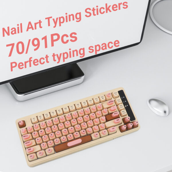 91 Button For Desktop And Notebook Computer Silicone Keyboard Stickers - Image 5