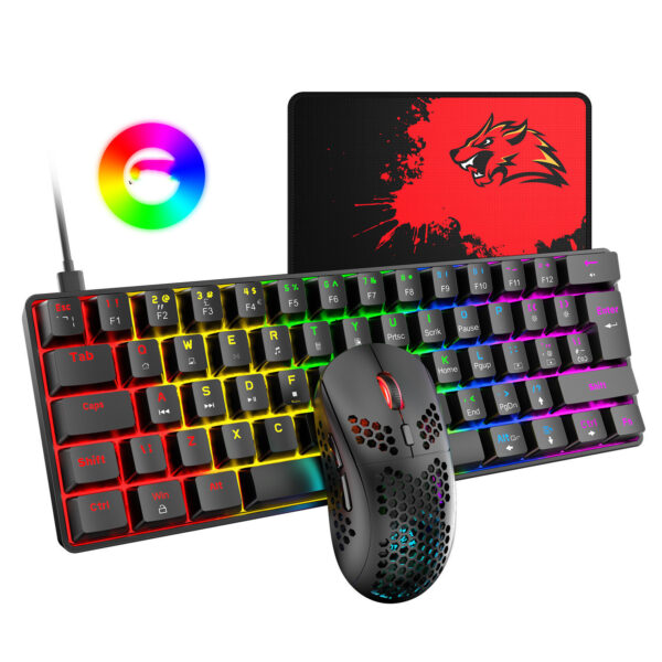 Tablet Notebook RGB Gaming Keyboard And Mouse Set - Image 4