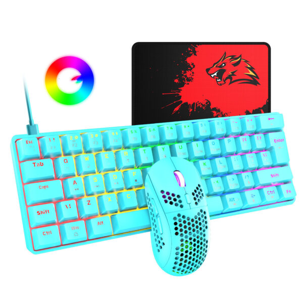 Tablet Notebook RGB Gaming Keyboard And Mouse Set - Image 3