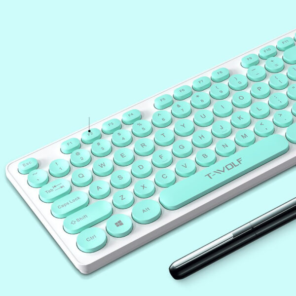 Wireless Set Keyboard And Mouse Office Notebook - Image 4
