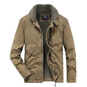 Lamb Wool Coat Men