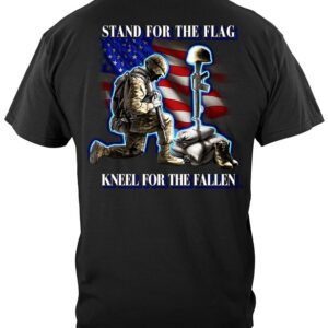 Stand for the Flag – Kneel for the Fallen | TRBLMAKR Atelier 2nd Amendment Tee