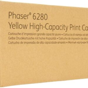 Xerox High Capcity Print Cartridge, Phaser 6280, Yellow (106R01394) : Office Products