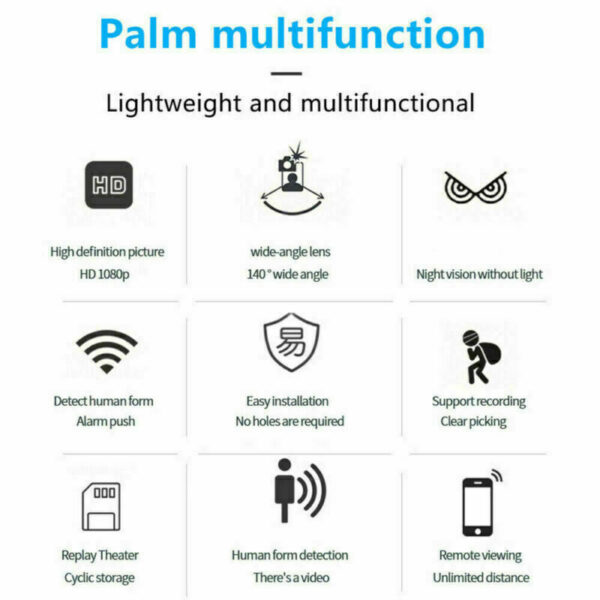 FREE 64G HD Hidden Spy Nanny Camera Wireless Wifi Home Security Night Vision HD 1080P - Image 6