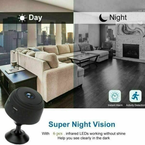 Mini Hidden Spy Camera Wireless Wifi IP Home Security 1080P HD DVR Night Vision - Image 5