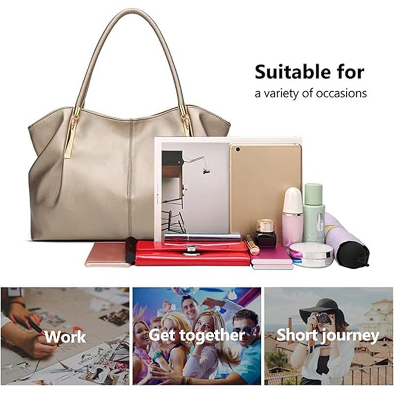 Women's Handbag, Leather Shoulder Bag, Hobo Handbag - Image 5