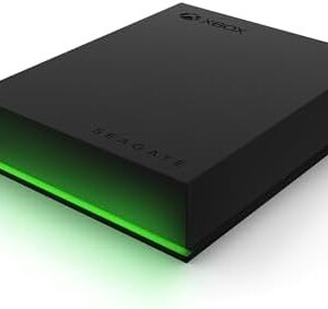 Seagate Game Drive for Xbox 5 TB External Hard Drive Portable HDD - USB 3.2 Gen 1, Black with Built-in Green LED bar, Xbox Certified, 3 Year Rescue Services(STKX5000403) : Electronics