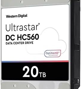 WD Ultrastar DC HC560 WUH722020ALE6L4 20 TB Hard Drive - 3.5 Internal - SATA [SATA/600] - Conventional Magnetic Recording [CMR] Method,Mechanical Hard Disk : Electronics