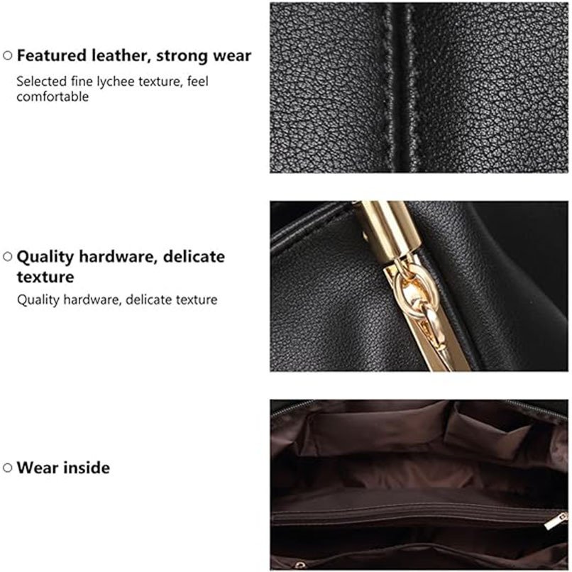 Women's Handbag, Leather Shoulder Bag, Hobo Handbag - Image 3