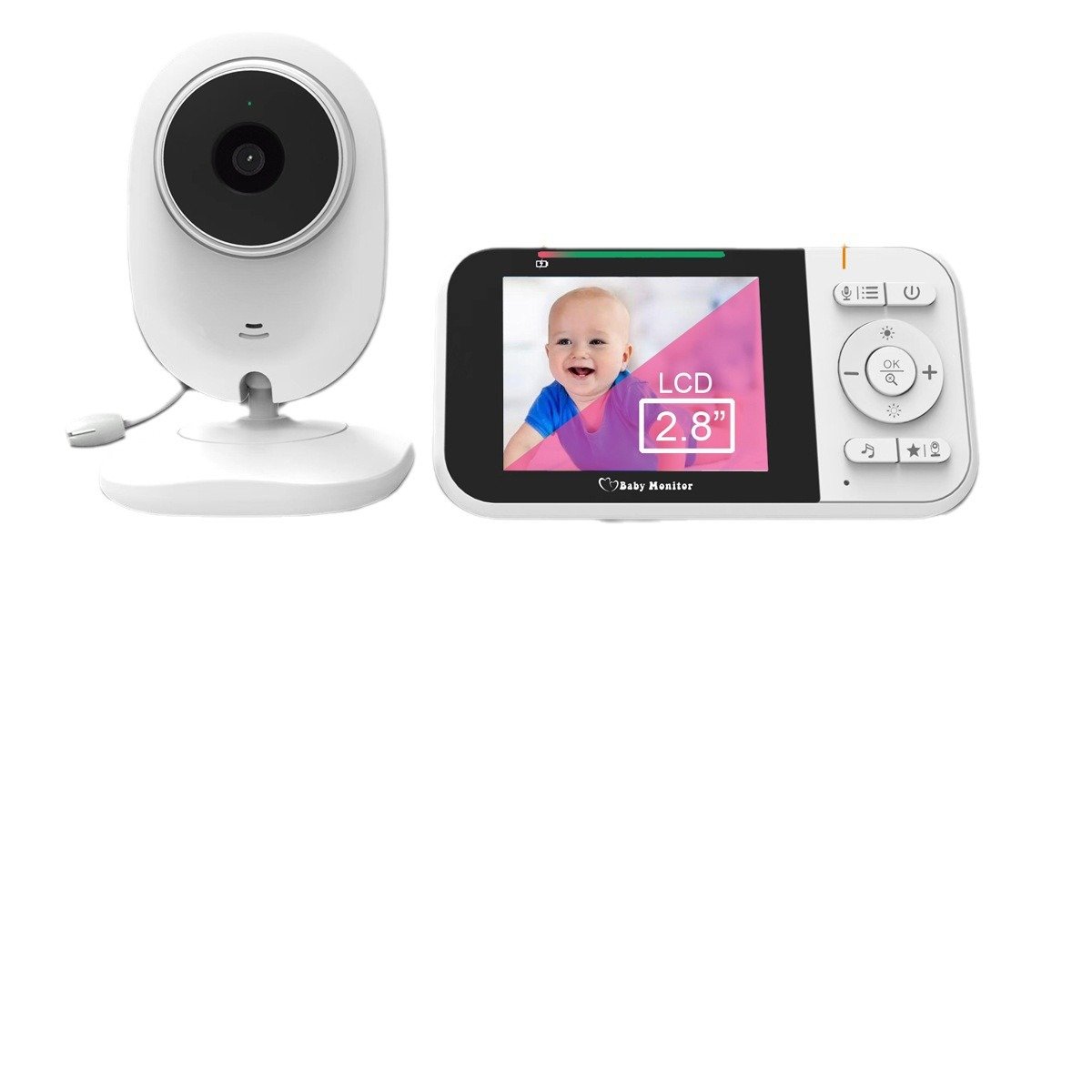 2.8-inch baby monitor monitor, baby monitor monitoring device - Image 5