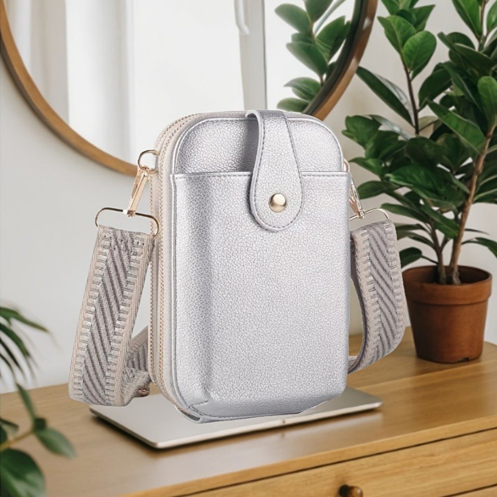 Small Crossbody Cell Phone Bag For Women, Mini Crossbody Wallet Phone Shoulder Handbag Purse With Credit Card Slots