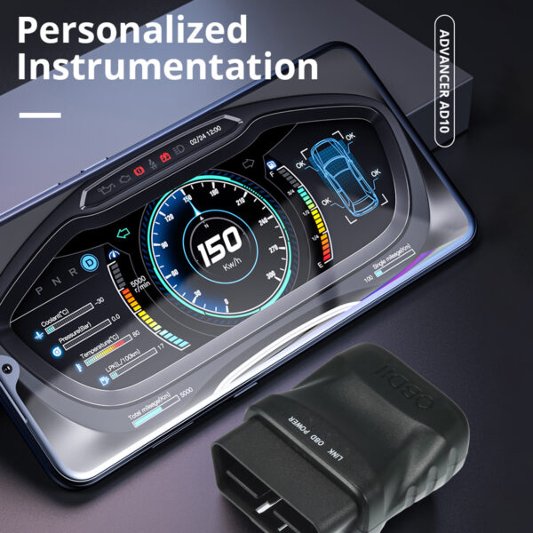 Car Simplicity Bluetooth Connection OBD2 Diagnostic Scanner - Image 4
