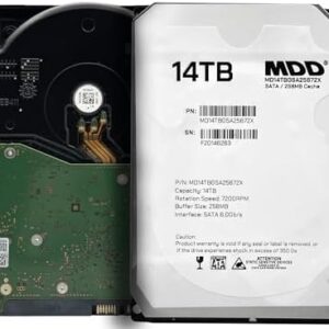 MDD MAXDIGITALDATA MDD 14TB 7200RPM SATA 6Gb/s 256MB Cache 3.5-inch Internal Desktop Hard Drive (Renewed) : Electronics