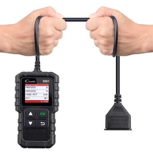 blue creeder 3001 / cr3001 OBD2 color screen reading card overseas English version - Image 2