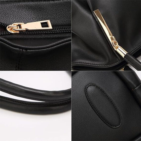 Women's Handbag, Leather Shoulder Bag, Hobo Handbag - Image 4