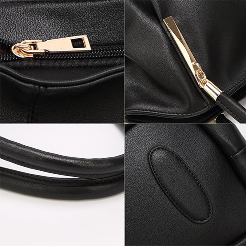 Women's Handbag, Leather Shoulder Bag, Hobo Handbag - Image 4