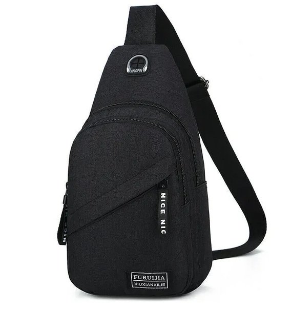 Men Women Sling Bag Chest Fanny Packs Cross Body Travel Sports Shoulder Backpack - Image 4