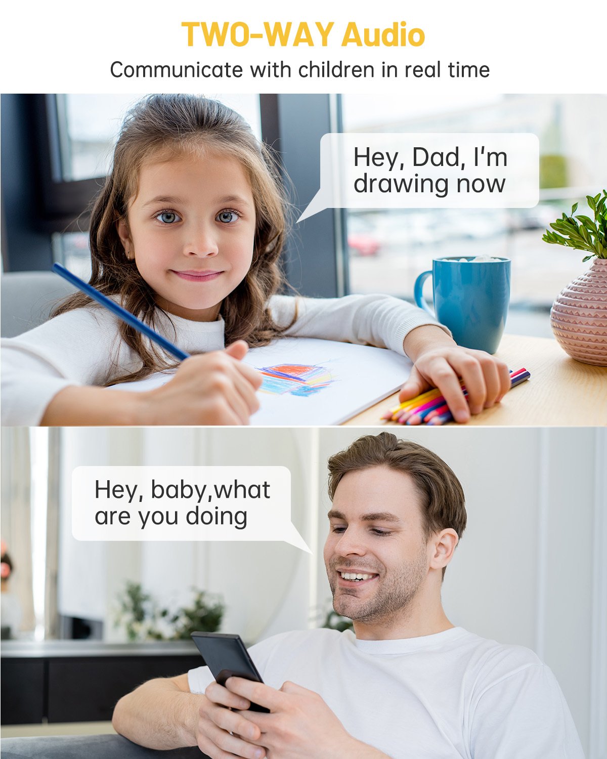 Smart Robot Camera 3MP IP Camera WIFI Robert Network CCTV HD Baby Monitor Remote Control Home Security Camera - Image 3