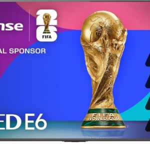 Hisense 75" E6 Cinema Series Hi-QLED 4K UHD Smart Fire TV (75E6QF, 2025 Model) - AI Light Sensor, Dolby Vision · Atmos, Voice Remote with Alexa, Motion Rate 120, HDR 10+ Adaptive, Game Mode Plus : Electronics | RetailXcess