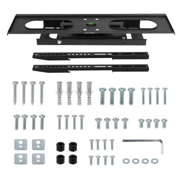 1Pc Full Motion TV Wall Mount Swivel Tilt TV Wall Rack Support 37in To 70in TV Wall Mount Max VESA Up To 600x400mm Holds Up To 99LBS - Image 8
