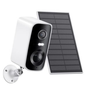 Solar Battery WIFI Camera 2K Human Detection Waterproof Mini CCTV With 5000mAh Battery With Solar Panel