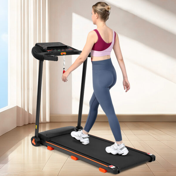 Brand New Home Treadmill, 2.5HP Silent Folding Treadmill With Heart Rate Sensor, Weighing 300 Pounds, Banned Platform Temu - Image 3