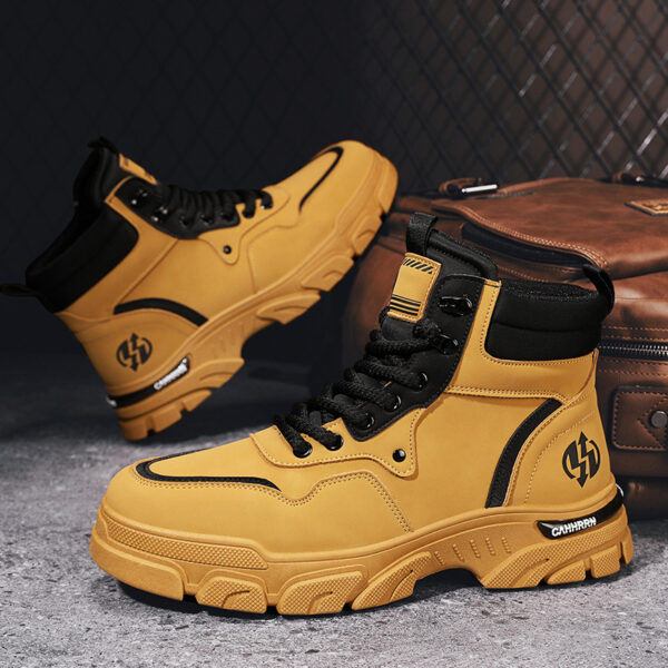 British Style Motorcycle Martin Boots - Image 5