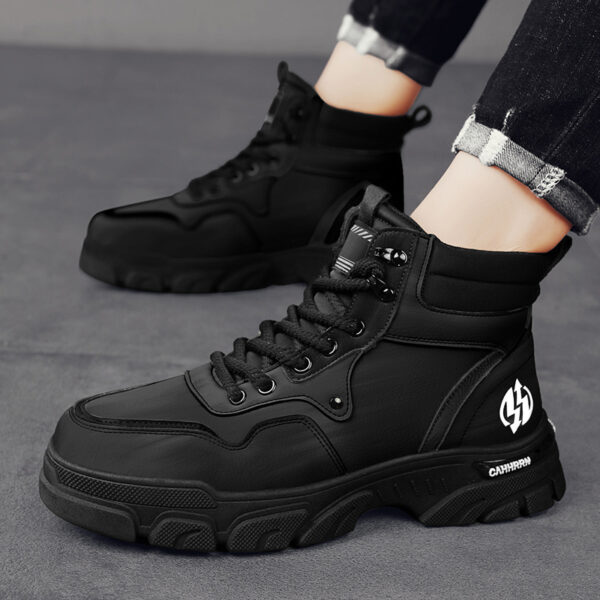 British Style Motorcycle Martin Boots - Image 2