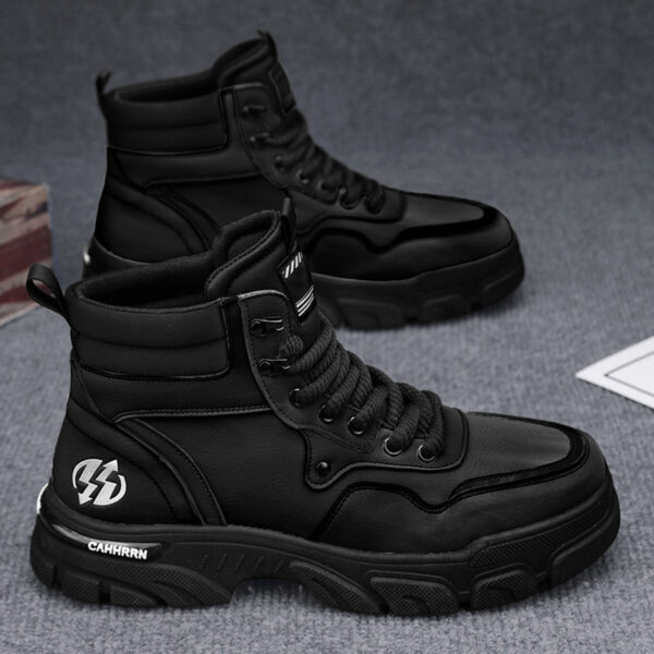 British Style Motorcycle Martin Boots - Image 6