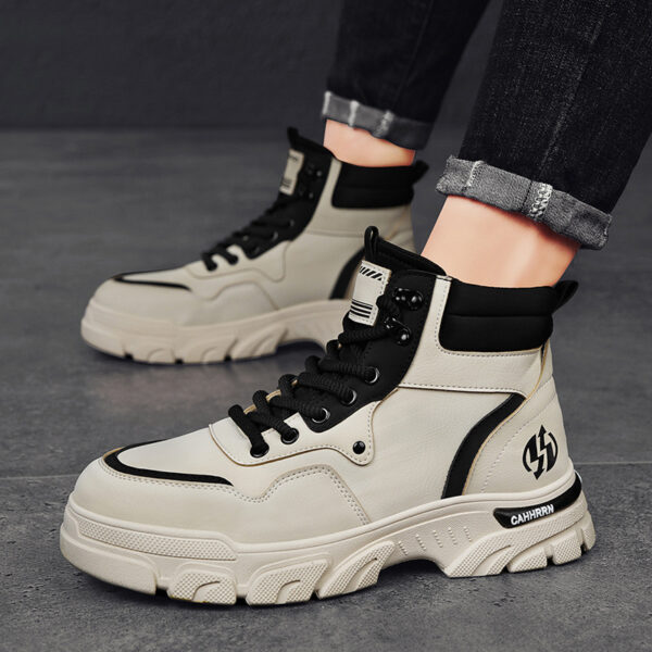 British Style Motorcycle Martin Boots - Image 3
