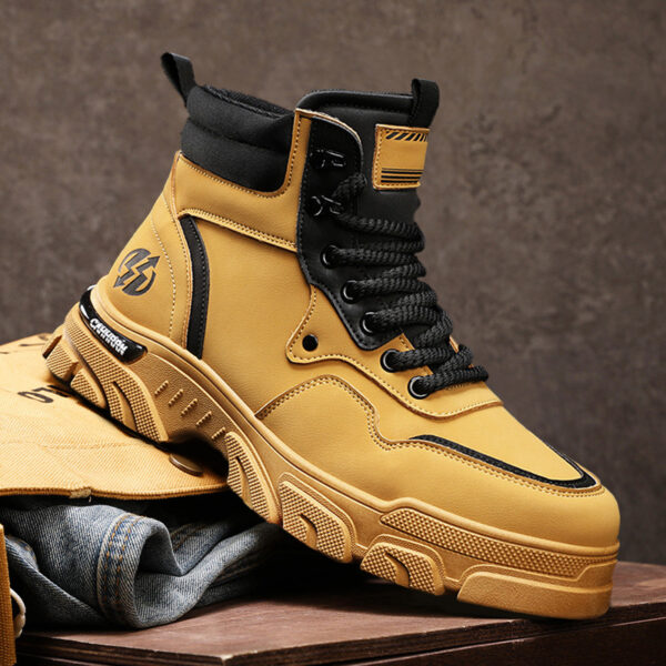 British Style Motorcycle Martin Boots - Image 8