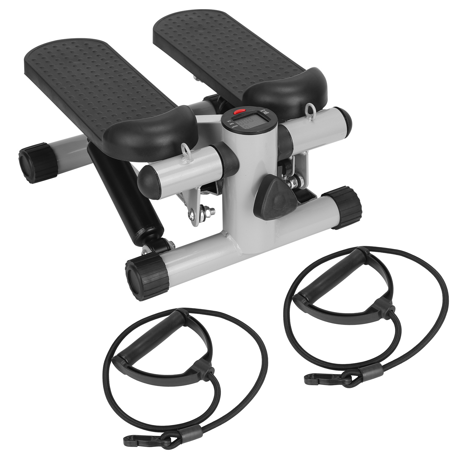 Stepper For Exercise Mini Fitness Stepper With 2 Resistance Bands LCD Monitor Max 330.7LBS Load Stair Stepper Quiet Stepper - Image 10