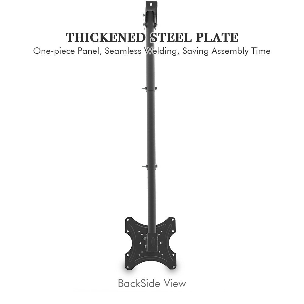 TV Ceiling Bracket, Length Adjustable 360 Degree Rotation, Up And Down 5-15 Degrees, Load Capacity 25kg - Image 4