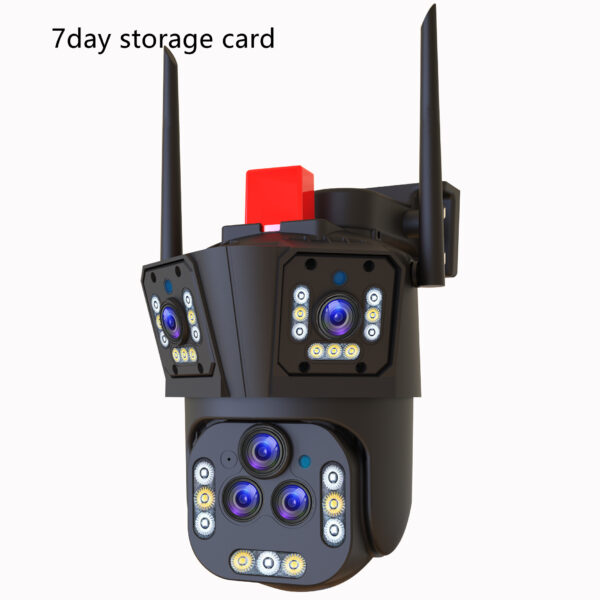 4 Million Three Screen Surveillance Cameras Outdoor Monitors - Image 5