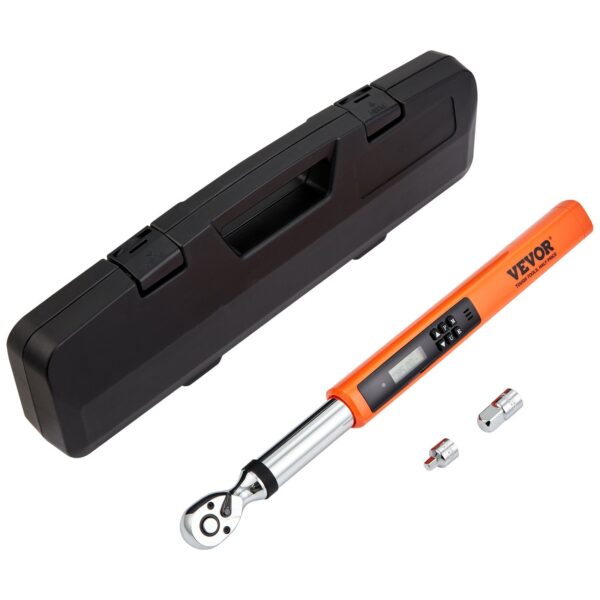Digital Torque Wrench, Drive Electronic Torque Wrench, Torque Wrench Kit 3.7-37ft.lb 5-50n.m Torque Range Accurate 3-Mode Adjustable Torque Wrench Set With LED Buzzer Calibration - Image 3