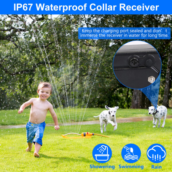 1Set Wireless Electric Dog Fence Pet Shock Boundary Containment System Electric Training Collar For Small Medium Large Dogs - Image 3