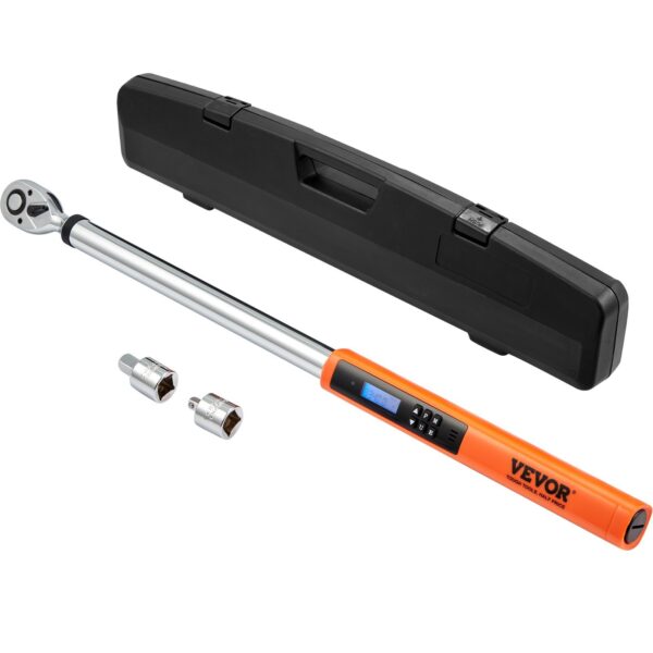 Digital Torque Wrench, Drive Electronic Torque Wrench, Torque Wrench Kit 25-250ft.lb 34-340n.m , 3-Mode Adjustable Torque Wrench Set With LED Buzzer Calibration - Image 2